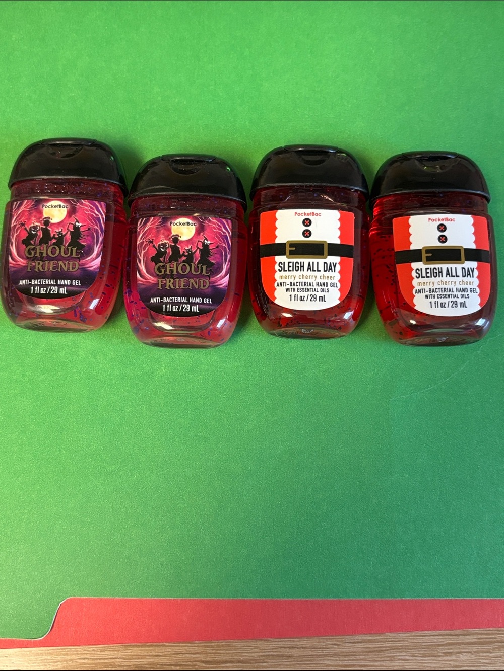 Bath & Body Works Red PocketBac Hand Gel 4-Pack
